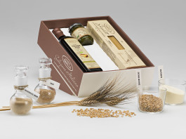 Il primo premio dell’Oscar dell’imballaggio al gift box Selezione Italiana di Academia Barilla Il gift box Selezione Italiana di Academia Barilla che ha meritato il primo premio.
