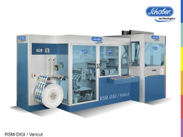 Schobertechnologies introduce il formato variabile nel converting di film plastici in etichette IML RSM-DIGI/Varicut