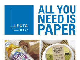 Nuove soluzioni Lecta per etichette “All you need is Paper” è la campagna di Lecta a favore della carta: padiglione 5, stand C15.