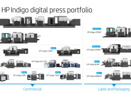 HP, cinque nuove macchine Indigo presentate a drupa. Al top HP Indigo 50000, B1 a bobina da 1 metro.