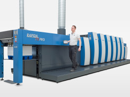 In anteprima a drupa la macchina a cinque colori con verniciatura ed essiccazione UV LED Al drupa, la nuova Rapida 75 PRO produrrà nella versione a cinque colori con verniciatura ed essiccazione UV LED.