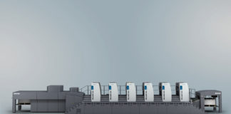 Cartotecnica Jesina: il vantaggio di tempi di avviamento più rapidi Roland 900 a sei colori – formato 6B1 con modulo di verniciatura,