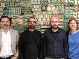 Ecco i finalisti di One More Pack La giuria. Da sinistra Emily Louise Simonis, presidente di giuria, Paolo Ferrigno, delegato Unicom, Pasquale Napolitano, docente e designer, Vincenzo Recchia, designer.