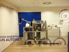 Xerox partner tecnico di Mondadori Store per il nuovo servizio di stampa digitale Book on Demand Una strumentazione all’avanguardia che permette di stampare, tagliare e rilegare libri, in perfetta edizione paperback, in soli sei minuti.