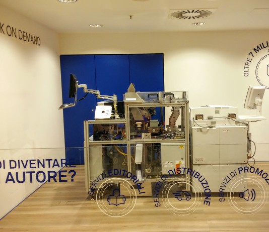 Xerox partner tecnico di Mondadori Store per il nuovo servizio di stampa digitale Book on Demand Una strumentazione all’avanguardia che permette di stampare, tagliare e rilegare libri, in perfetta edizione paperback, in soli sei minuti.