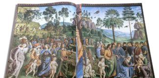 La Cappella Sistina digitalizzata L’immagine mostra l’affresco completo.