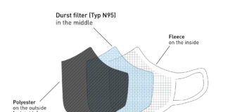 Durst, mascherine protettive nel centro demo di Bressanone