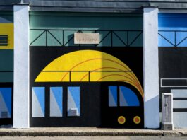 All’interno di Certosa District un grande murale preannuncia il Milano Graphic Festival