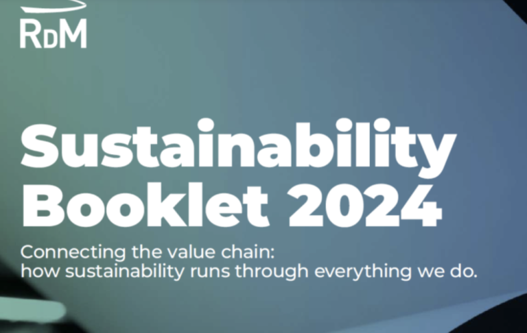 RDM Group riduce acqua e rifiuti del 17% e conferma i progressi verso gli obiettivi di sostenibilità 2030
